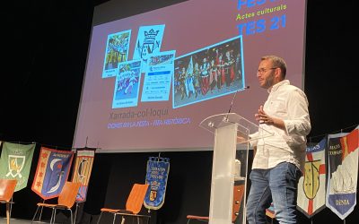 Javi Llull presenta la nueva web de la Federación de Moros y Cristianos de Dénia